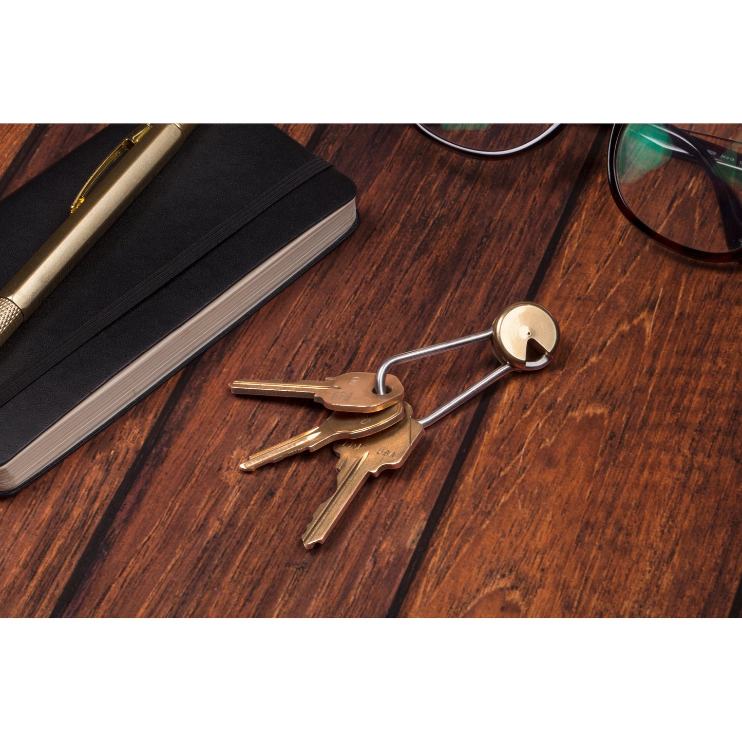 Porta-chaves KIKKERLAND Everday Carry Brass Keyrings