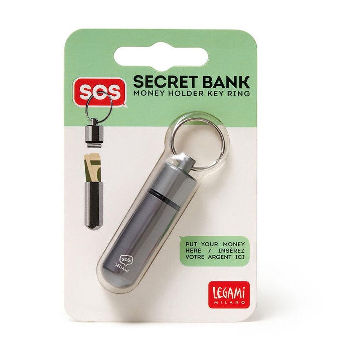 Porta-Chaves SOS Secret Bank