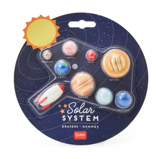 Conj. Borracha LEGAMI Solar System - 9 unid.