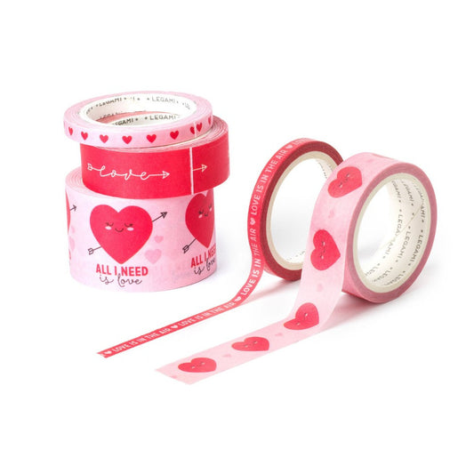 Conj. Fita decorativa Tape by tape - 5 unid. - Hearts