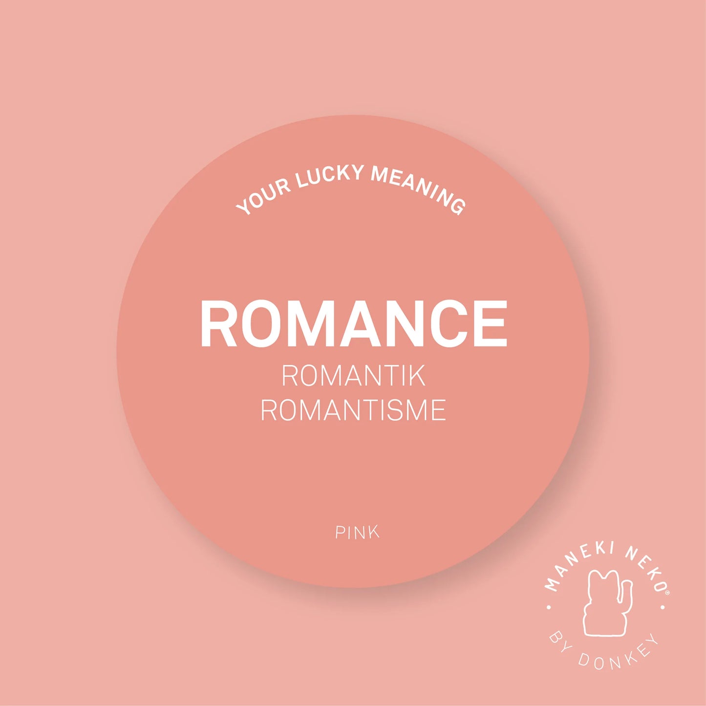 Gato da Sorte Luck Cat Classic - Rosa