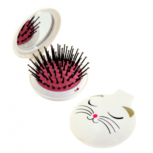 Escova de cabelo de bolso