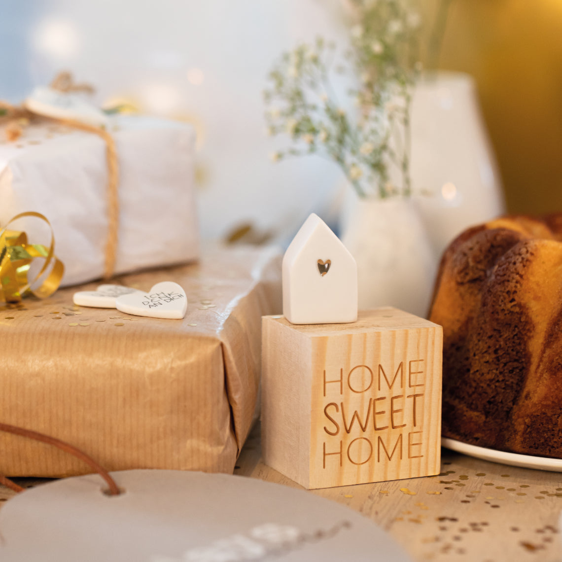 Caixinha de Madeira RADER Lucky Box - Home Sweet Home