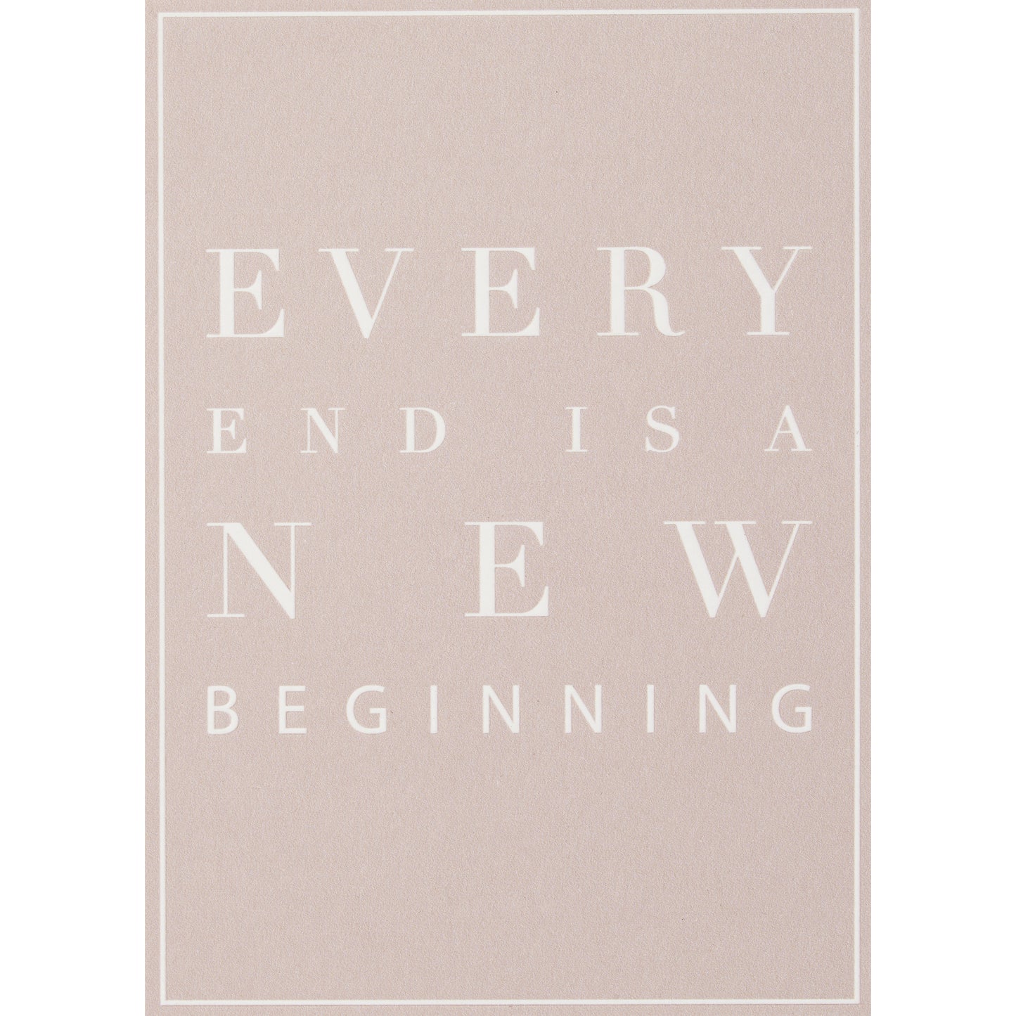Postal RADER Every End Is New Beginning