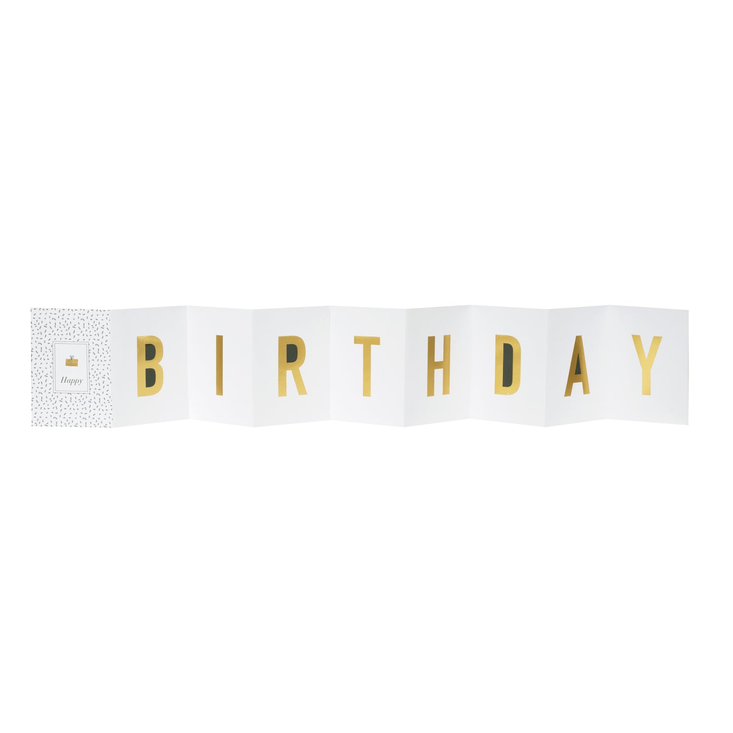 Postal RADER Leporellocard - Happy Birthday