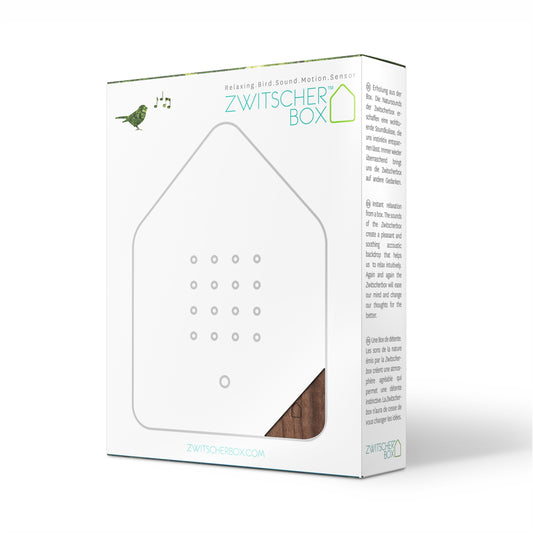 Coluna Ambiente RELAXOUND Zwitscher Box - Walnut