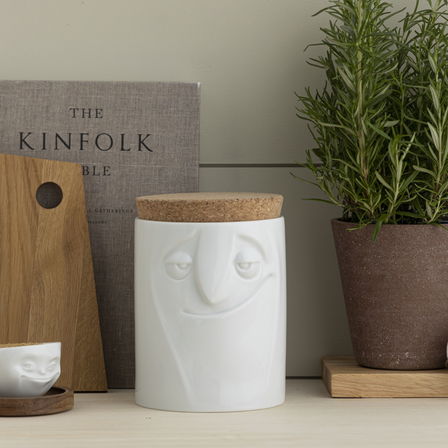 Caixa TASSEN STORAGE JAR - 1700ml - CHARMING - White