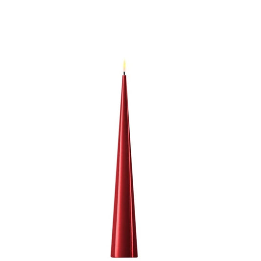 Vela DELUXE RF Cone Candle - 5,0 diam - Bordeaux