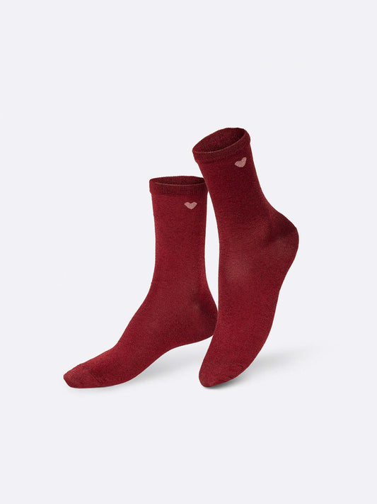 EAT MY SOCKS - Meias FOOD –  Love Me Red