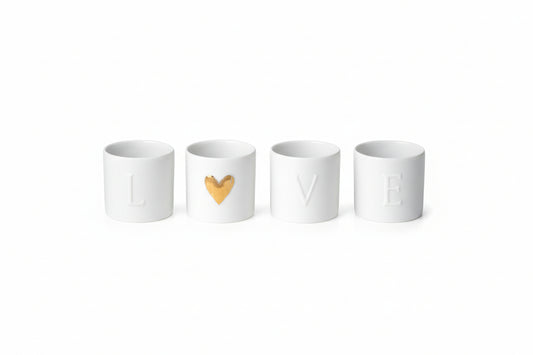 Suporte RADER Tealight Love - 4 unid.