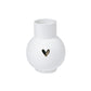 Vaso RADER Ballvase Love  - 13cm - Coração Dourado