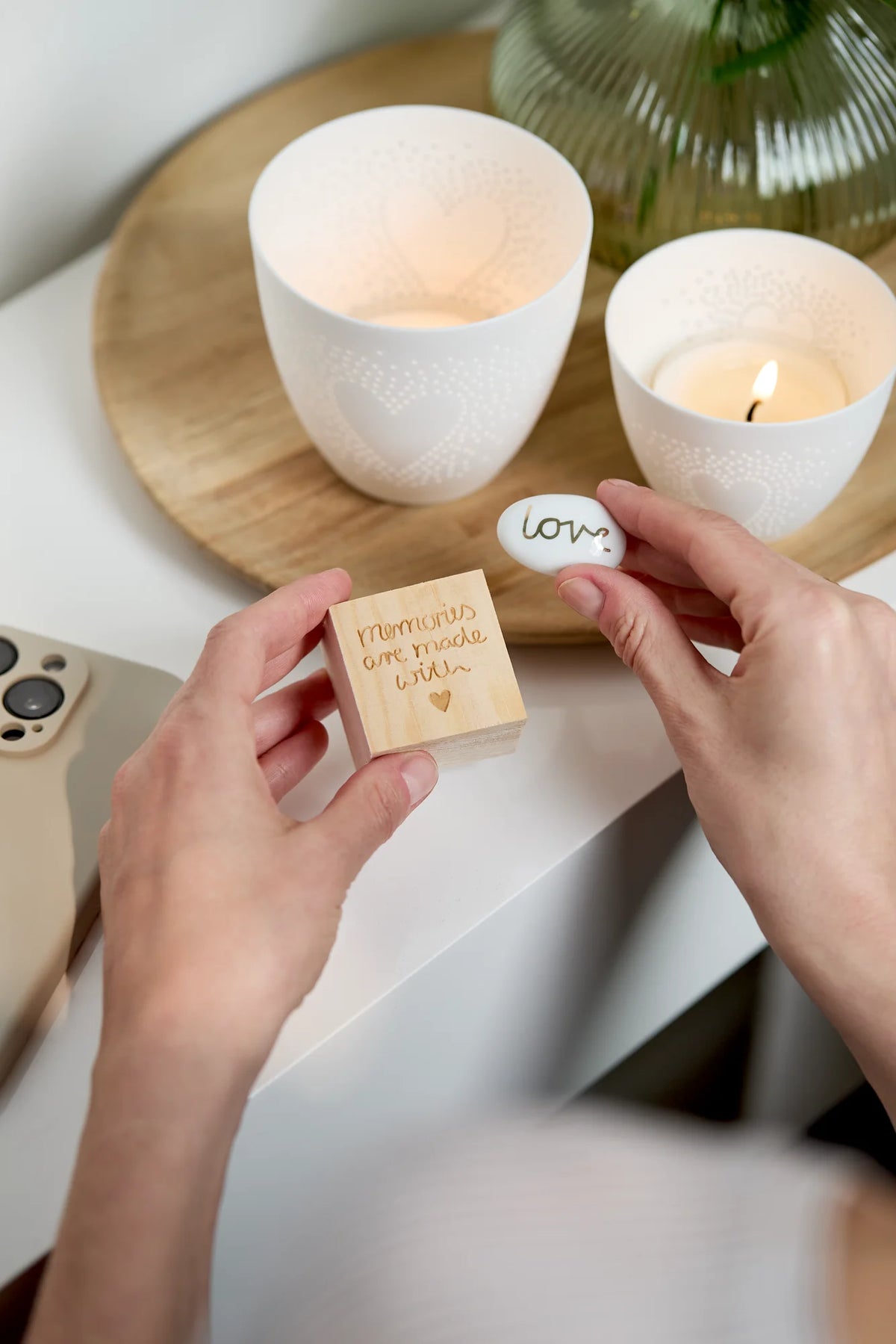 Caixinha de Madeira RADER Lucky Box - Memories are made with...