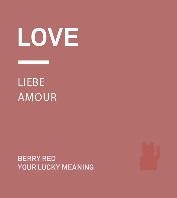 Gato da Sorte Luck Cat Classic - Berry Red