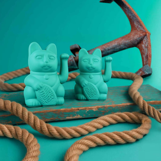 Gato da Sorte DONKEY Luck Cat - Turquoise