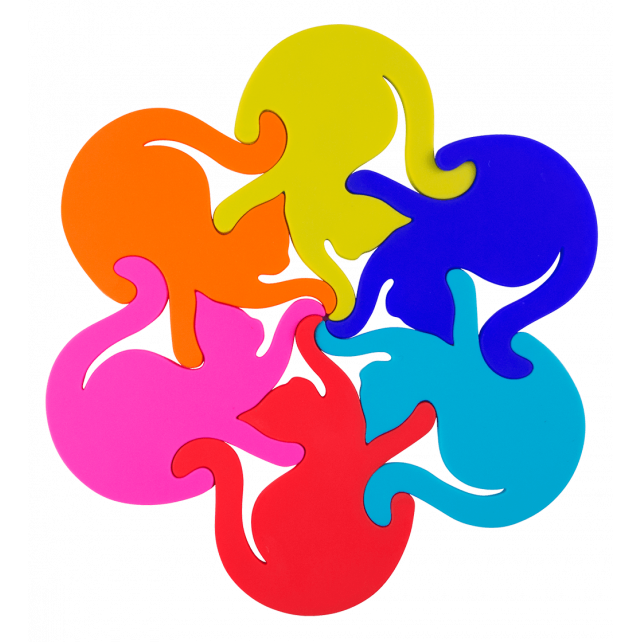 Bases de Copos e Tachos PYLONES Entrechats - 6 Gatos