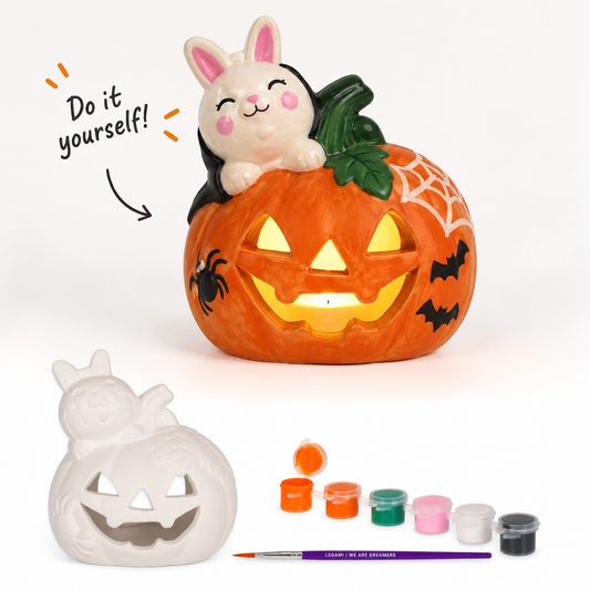 Kit de Pintura Decorativa LEGAMI  para o Halloween - Coelhinho