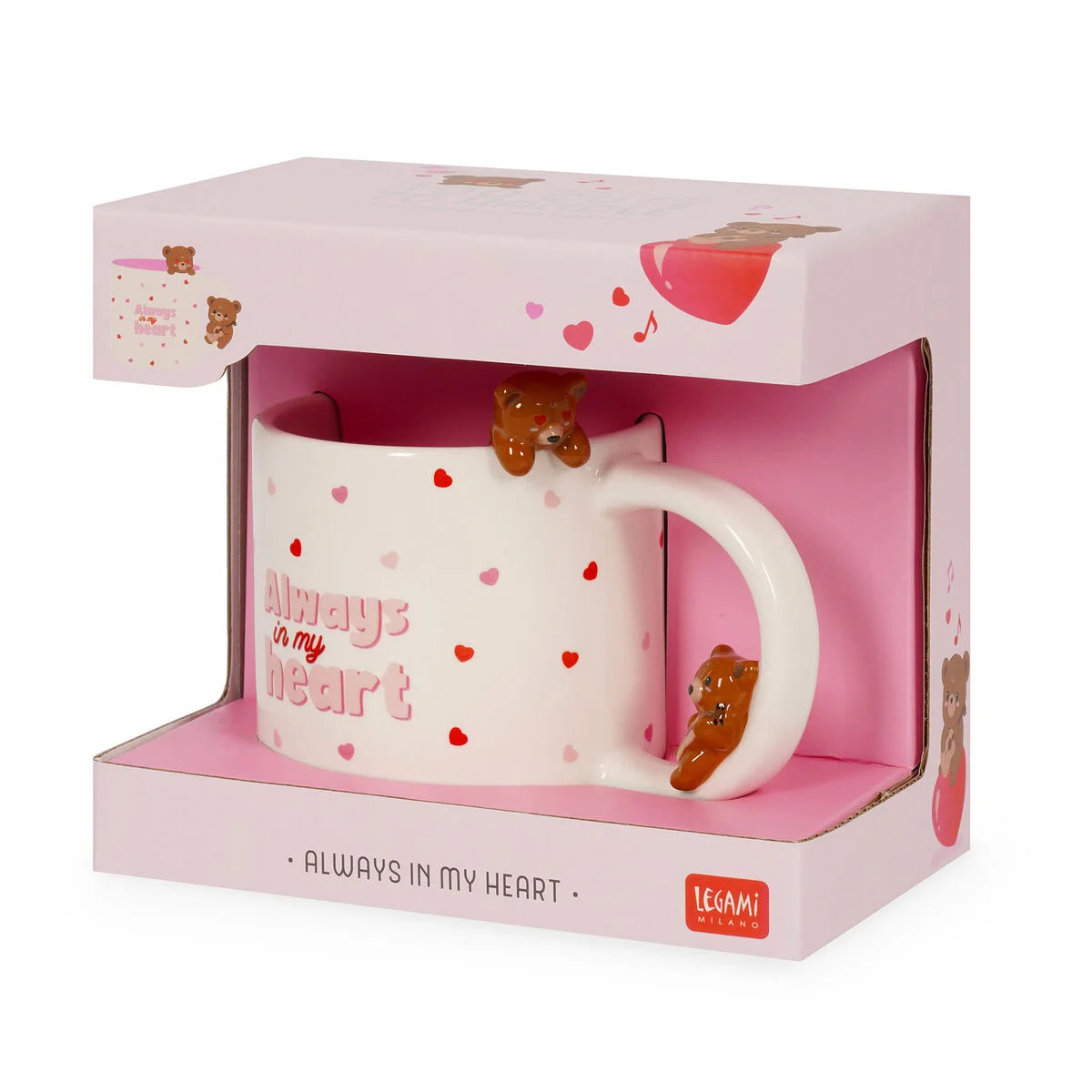 LEGAMI Too cute to handle - Teddy Bear Mug