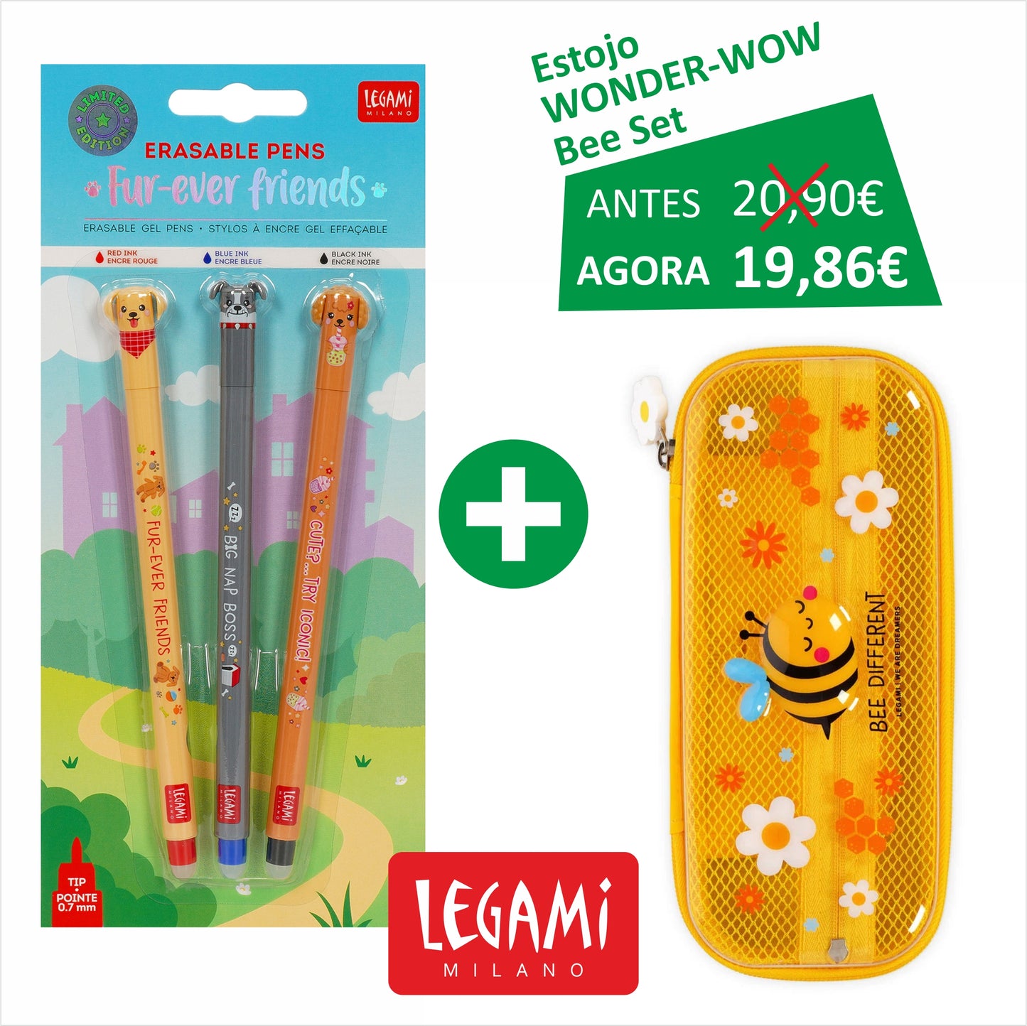 Fur-ever Friends + Estojo LEGAMI Wonder-Wow - Bee