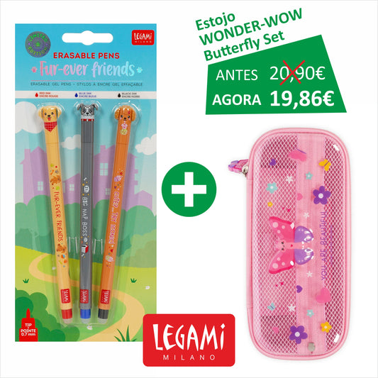 Fur-ever Friends + Estojo LEGAMI Wonder-Wow - Butterfly