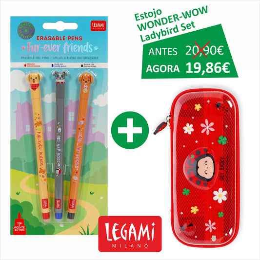 Fur-ever Friends + Estojo LEGAMI Wonder-Wow - Ladybird