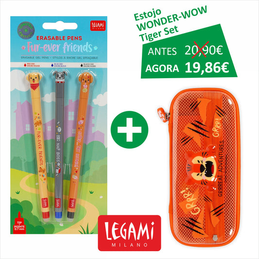 Fur-ever Friends + Estojo LEGAMI Wonder-Wow - Tiger