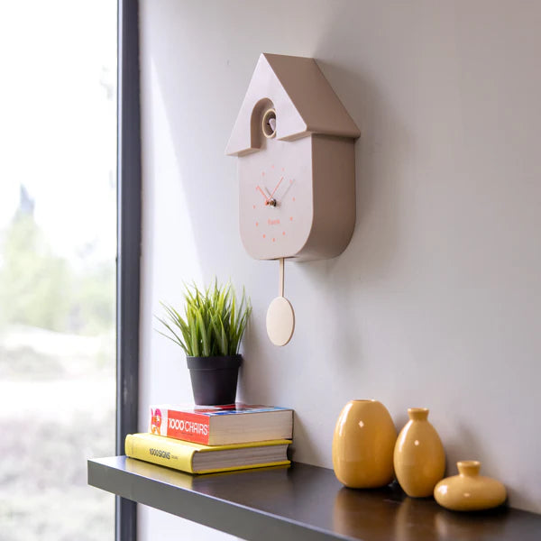 Relógio de parede FISURA Cukoo Clock -  Beje