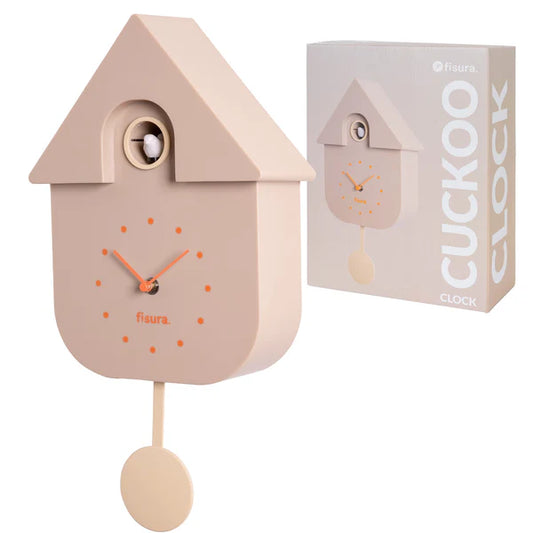 Relógio de parede FISURA Cukoo Clock -  Beje