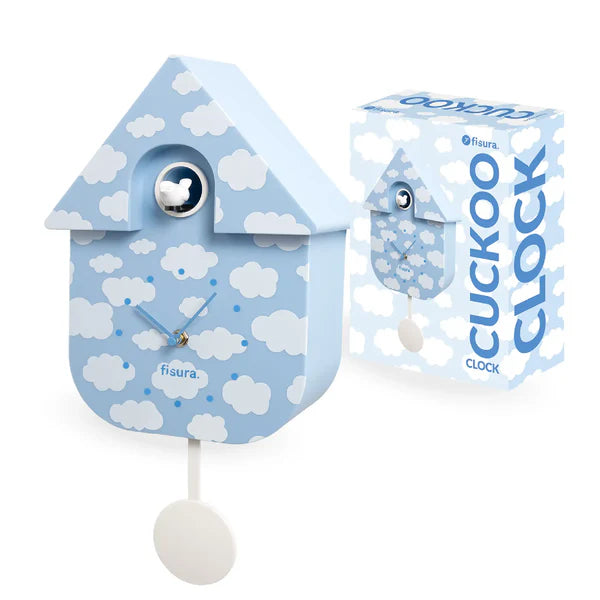 Relógio de parede FISURA Cukoo Clock - Clouds