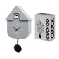 Relógio de parede FISURA Cukoo Clock -  Grey & Black