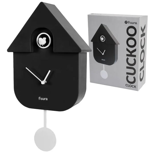 Relógio de parede FISURA Cukoo Clock - Black