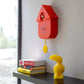 Relógio de parede FISURA Cukoo Clock -  Red