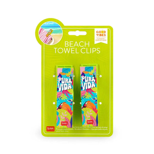 Molas p/ Toalha LEGAMI GV Beach Towel Clips - Pura Vida