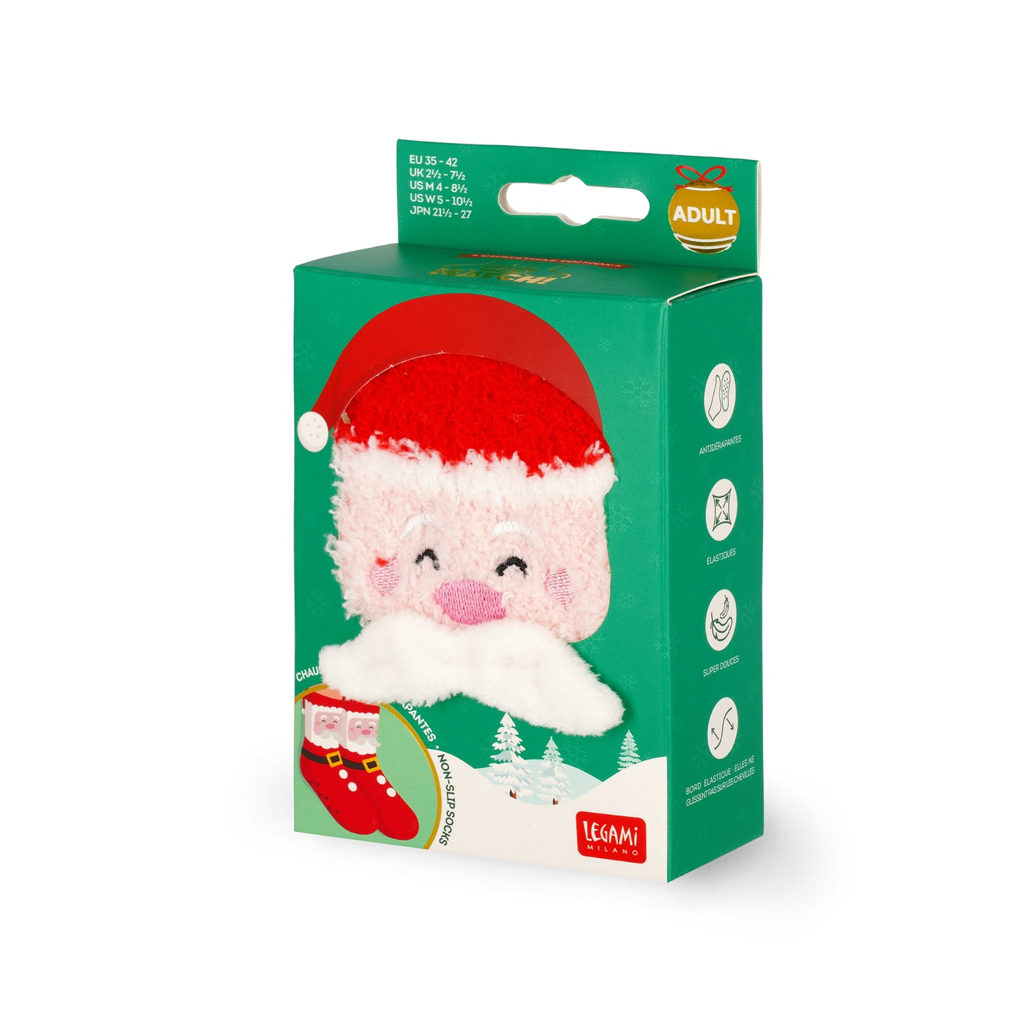 Meias Anti-derrapantes LEGAMI Christmas - It´s a Match! - Santa Claus