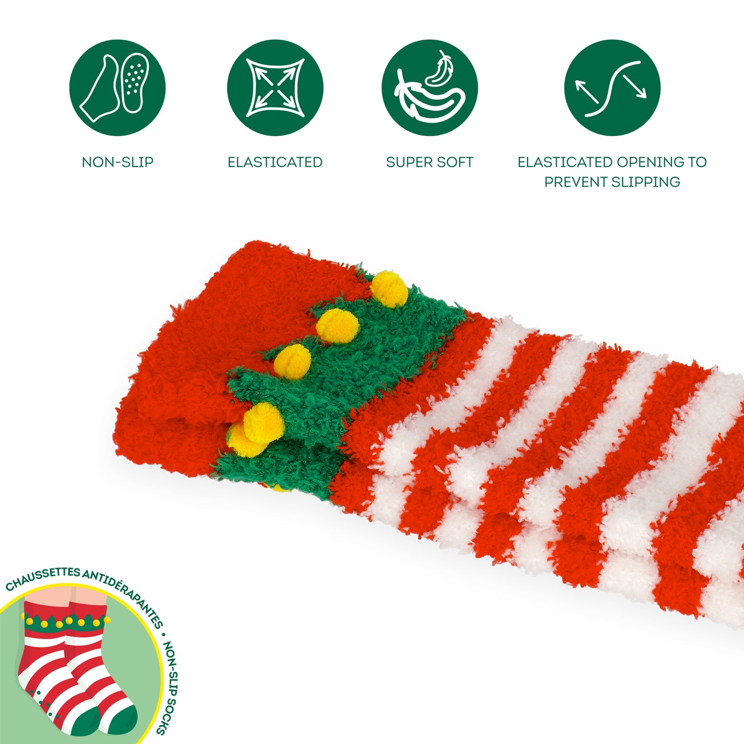 Meias Antiderrapantes LEGAMI Christmas - It´s a Match! - Elf
