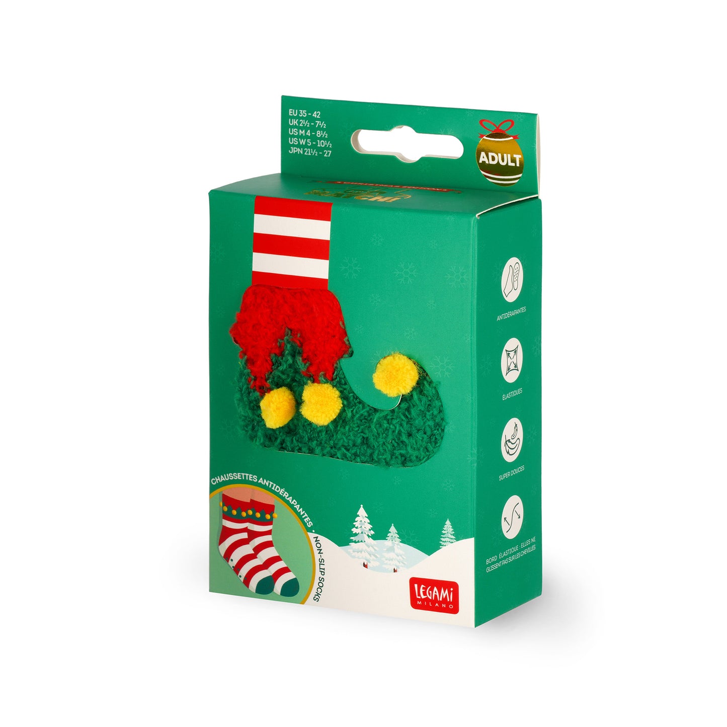Meias Antiderrapantes LEGAMI Christmas - It´s a Match! - Elf