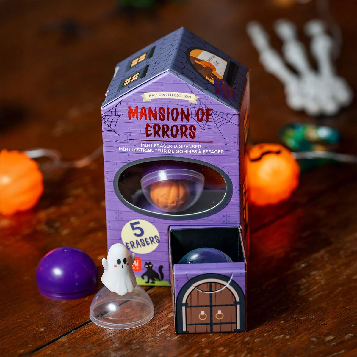 Mansão dos erros LEGAMI Halloween - Dispensador de borrachas