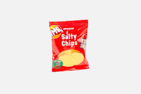 Meias EATMYSOCKS - Food - Salty Chips Red