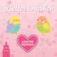 LEGAMI Set of 2 Erasable Gel Pens - Valentine - Better Together