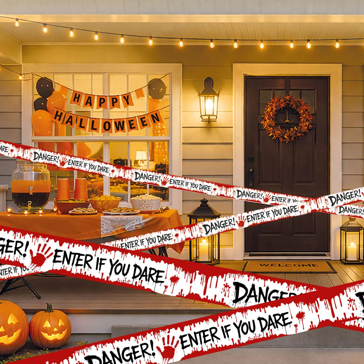 Conj. Fita decorativa LEGAMI  halloween - Warning