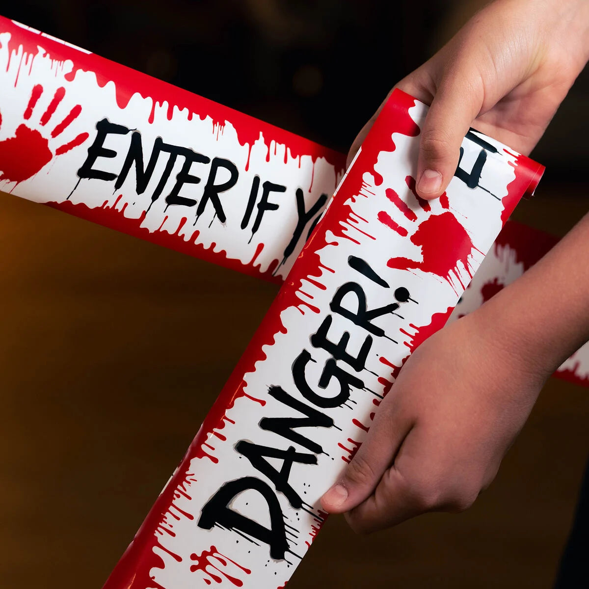 Conj. Fita decorativa LEGAMI  halloween - Warning