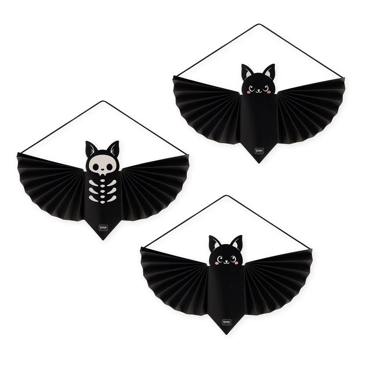 Conj. 3 enfeites de papel para pendurar LEGAMI  - Bat Blitz