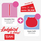 Almofada LEGAMI Super Soft - Ladybird + erasable pen Ladybird
