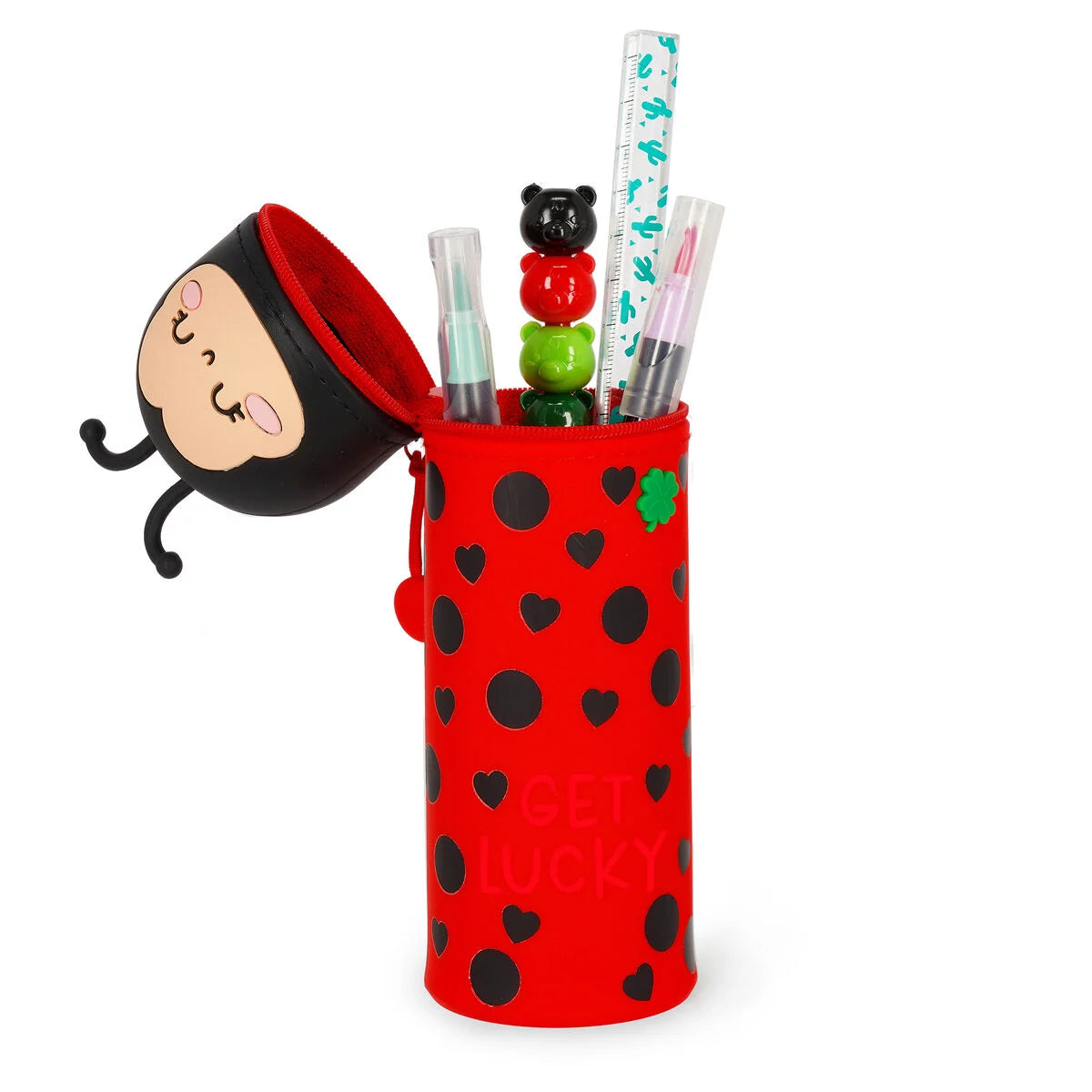 LEGAMI Kawaii Pencil Case - Ladybird