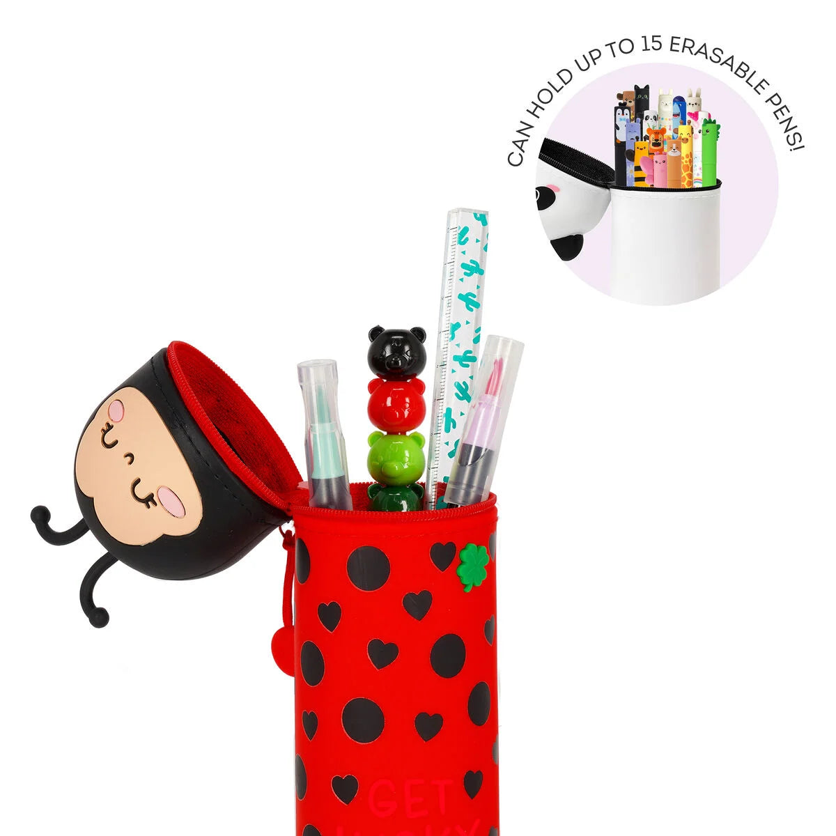 LEGAMI Kawaii Pencil Case - Ladybird