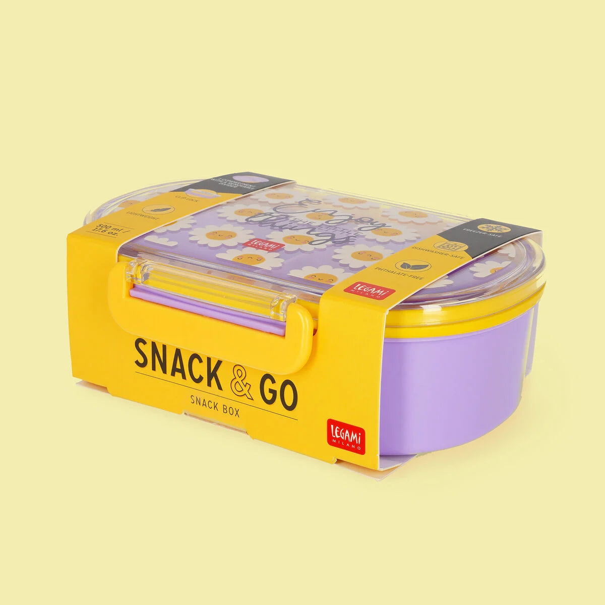 Lancheira LEGAMI Snack & Go - 500ml
