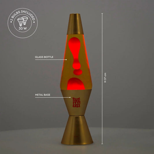 Candeeiro de lava LEGAMI - MAGMASTIC! -  GOLD