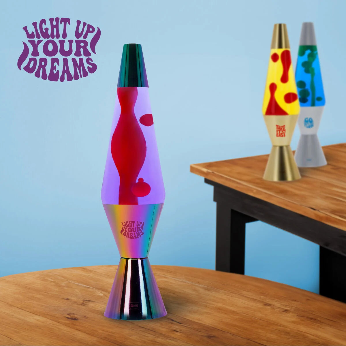 Candeeiro LEGAMI Magmastic! Lava Lamp - Holo