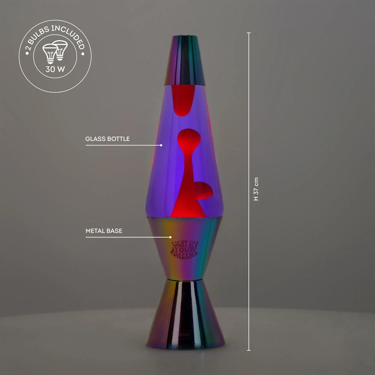 Candeeiro LEGAMI Magmastic! Lava Lamp - Holo