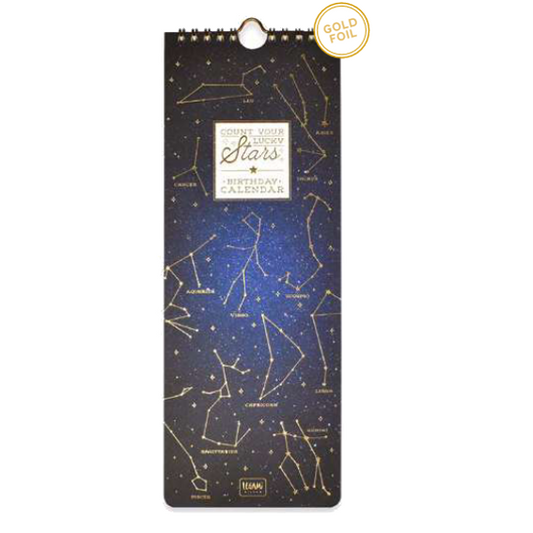 Calendário de aniversários LEGAMI Birthday Calendar - Stars