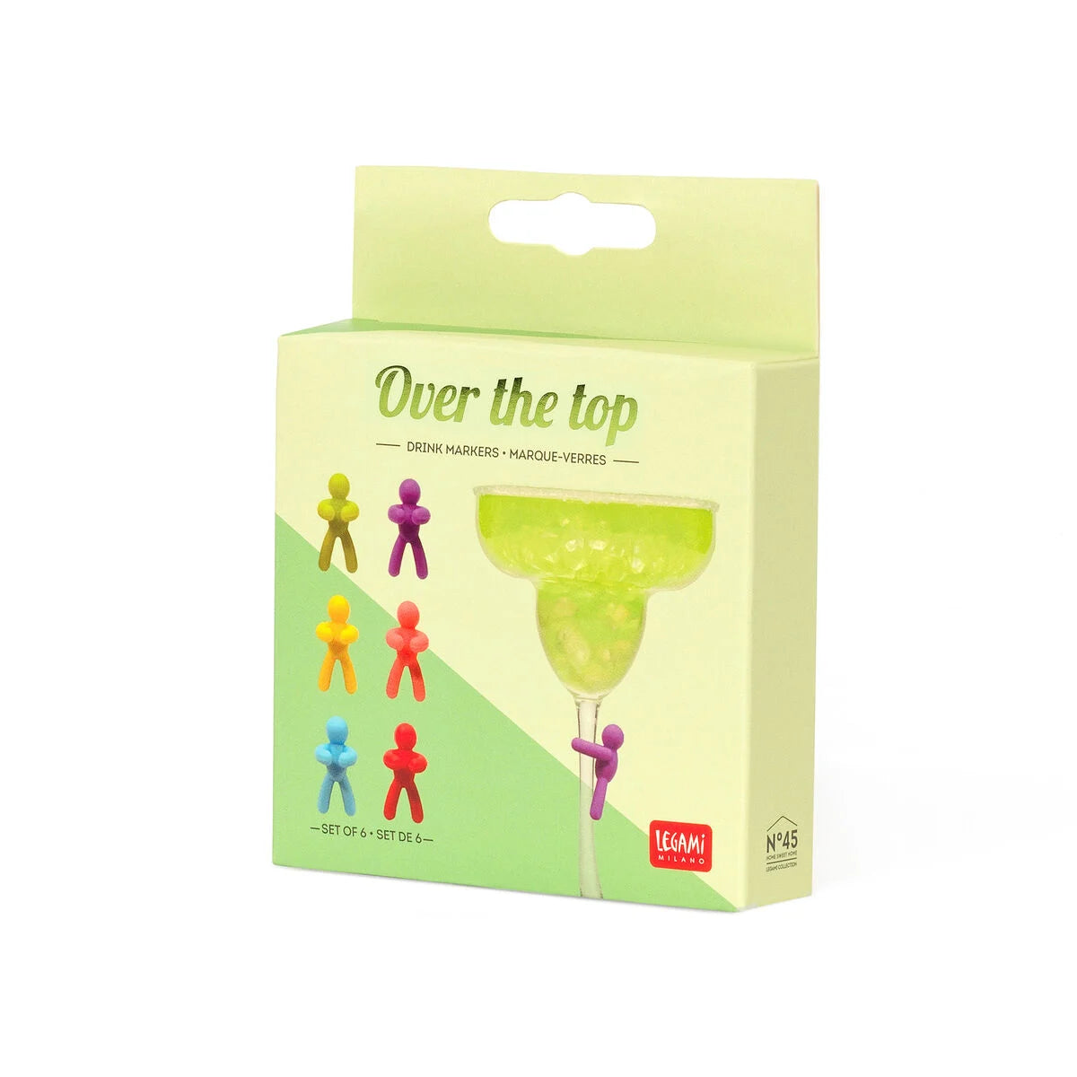 Marcadores de copos LEGAMI Drink Markers - 6 unid. - Over the Top